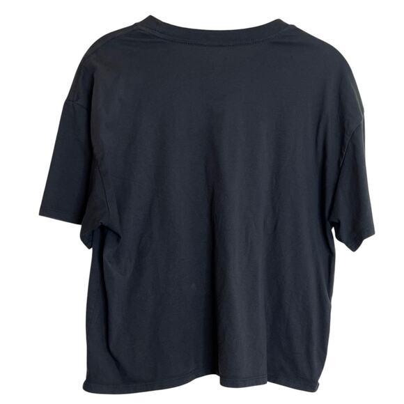 KISS Band T-Shirt Womens M Black Concert Graphic Studded Logo Vinyl Icons Tee - Picture 4 of 5